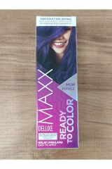 Deluxe Max Yarı Kalıcı Saç Boyası Mor Purple Ready To Color