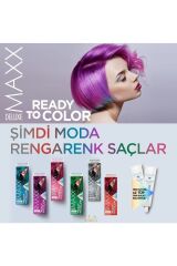 Deluxe Max Yarı Kalıcı Saç Boyası Mor Purple Ready To Color