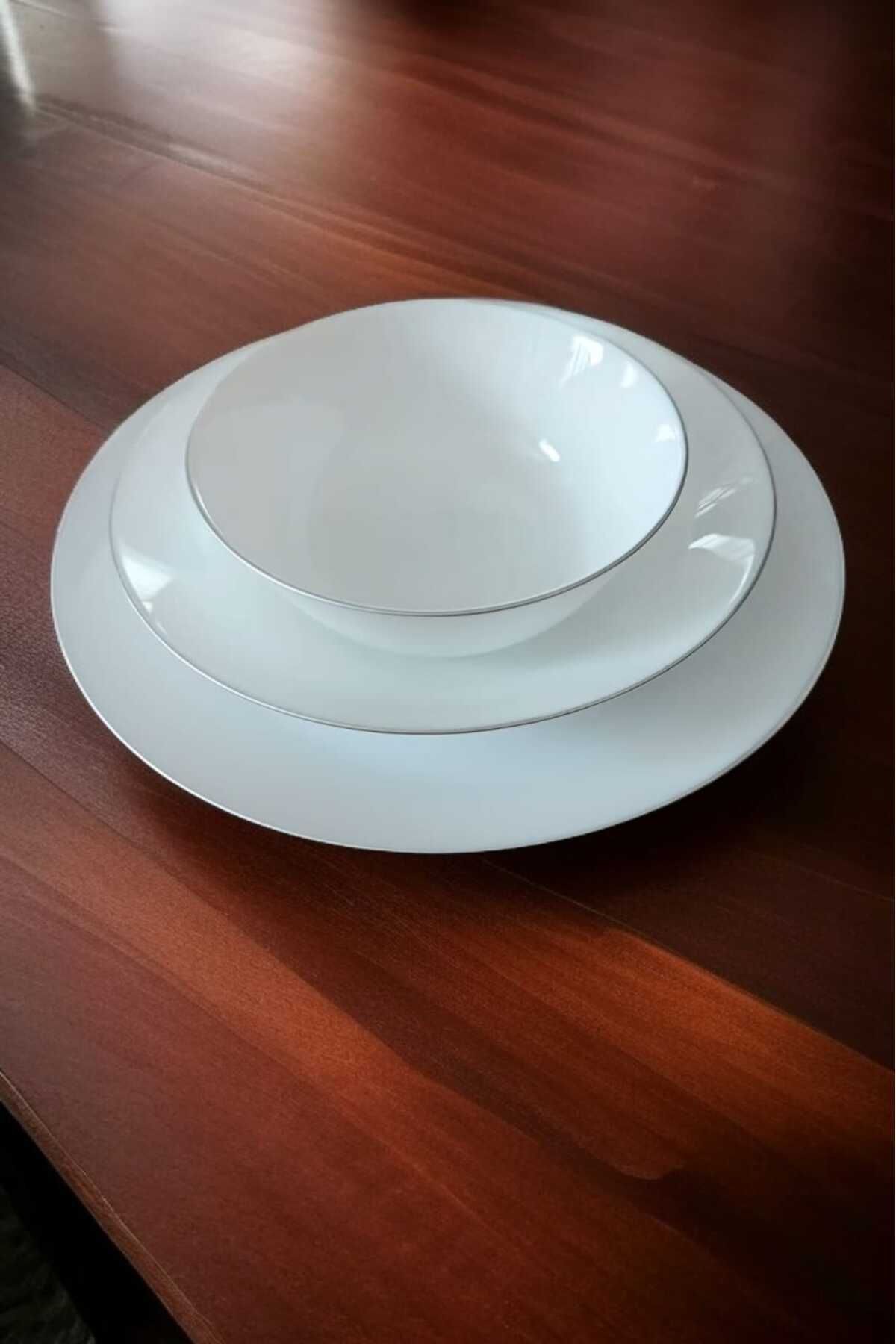 Oftast 18 Parça Yaldızlı Yemek Takımı
