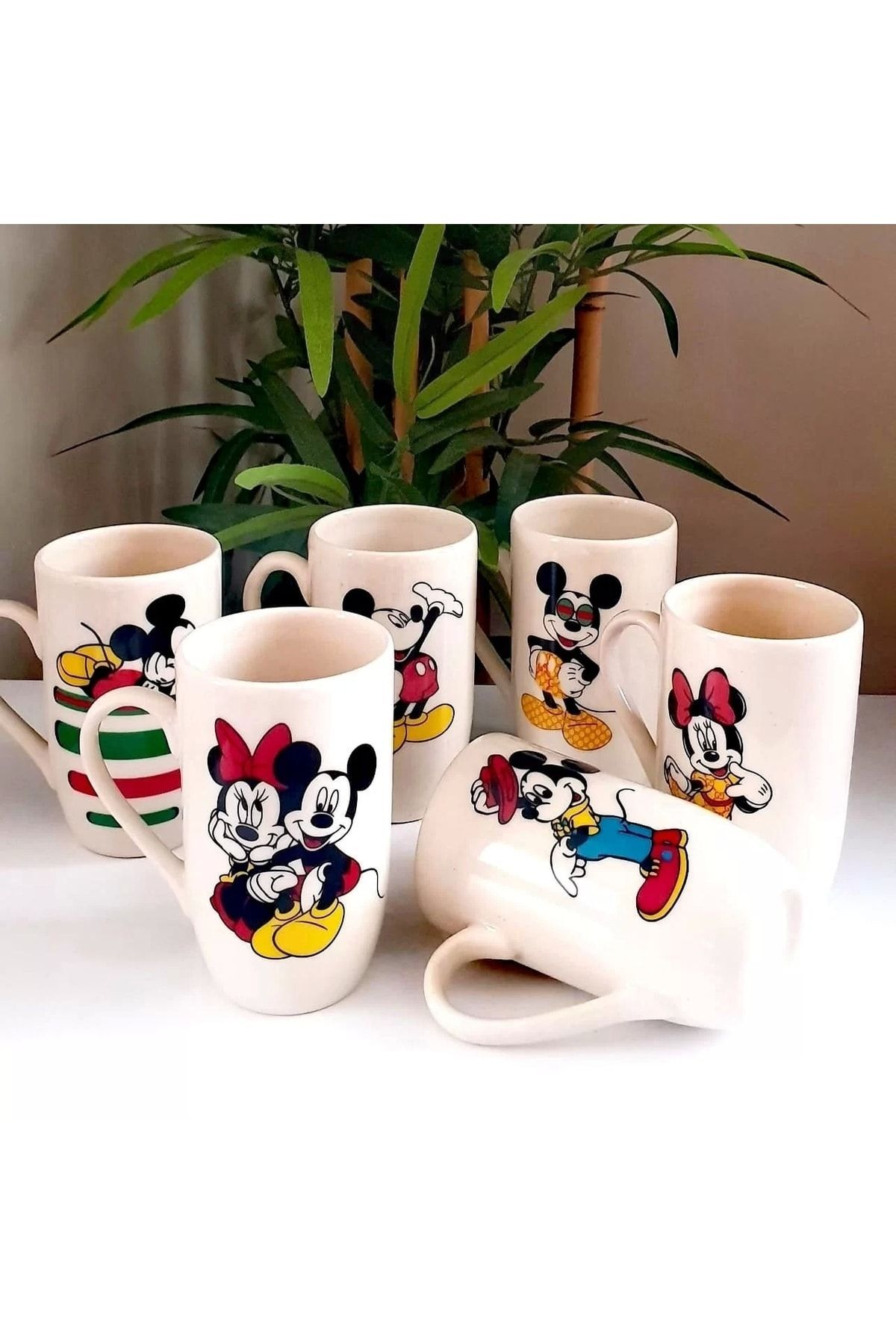 6\'lı Nescafe Latte Uzun Kupa Color
