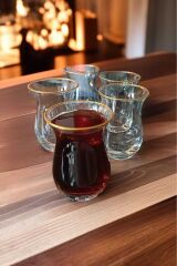 Yaldızlı Galata Çay Bardağı 6'lı 175 cc