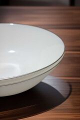2 Adet 23 Cm Yaldızlı Salata Kasesi