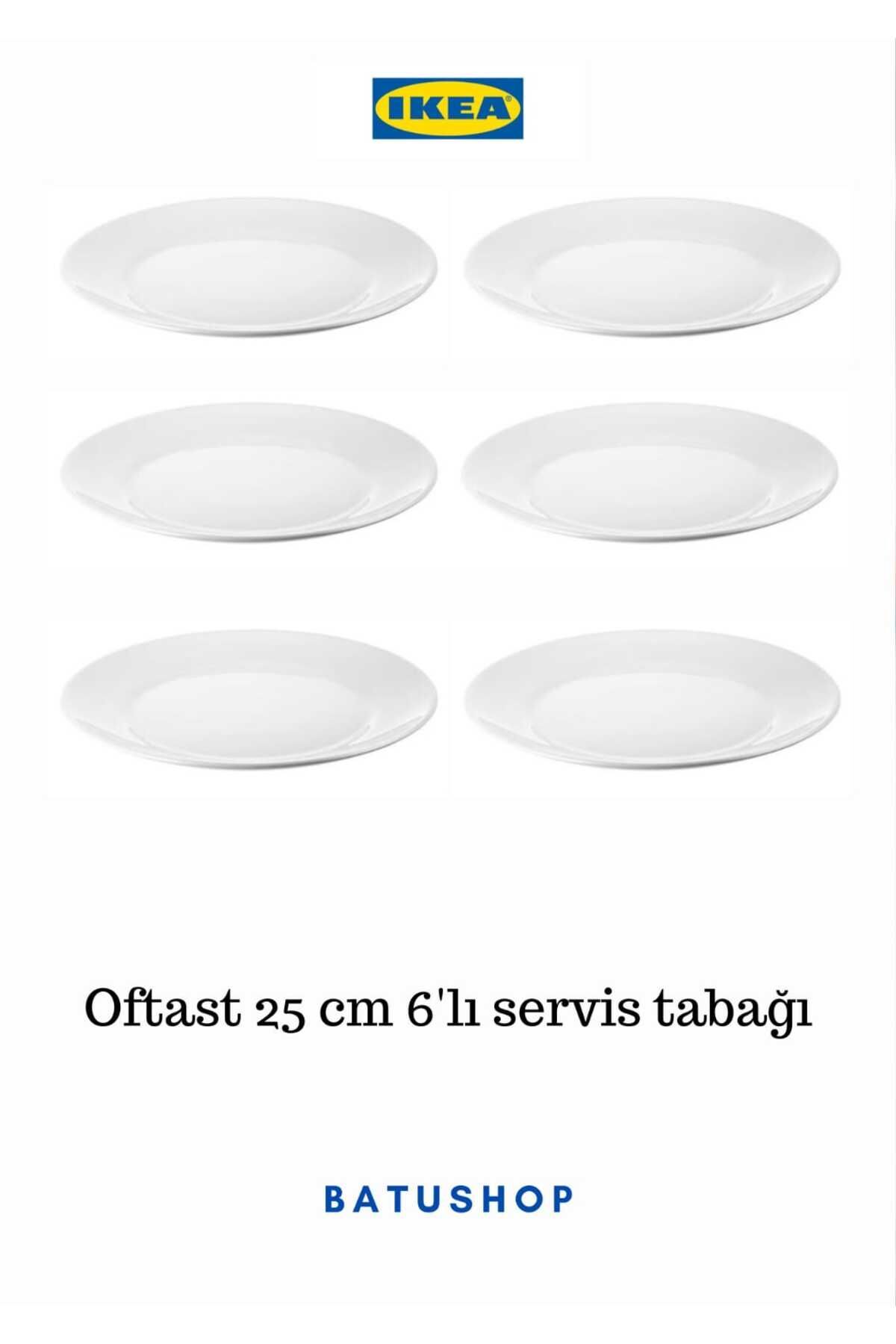 OFTAST tabak, beyaz, 25 cm