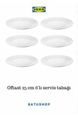 OFTAST tabak, beyaz, 25 cm