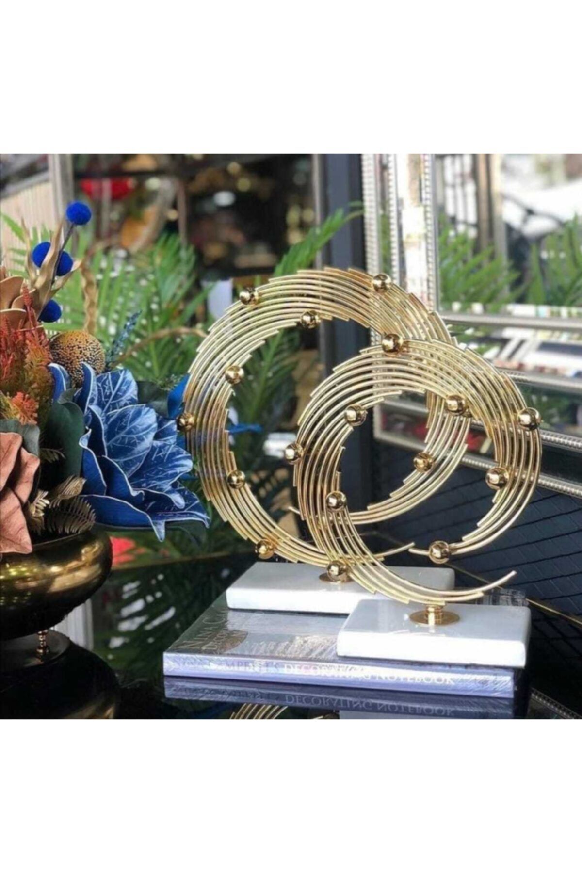2'li Dekoratif Daire Gold