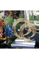 2'li Dekoratif Daire Gold