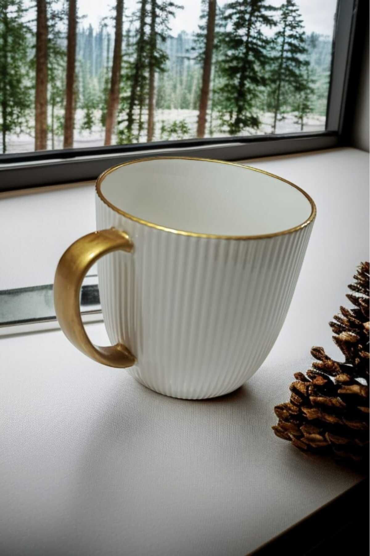 Özel Üretim Yaldızlı 2 Adet Ofantlıgt Kupa 310 ml