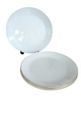 Oftast 25 Cm 6 Kişilik Yaldızlı Servis Tabağı