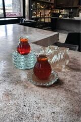 6 Kişilik 12 Parça Borosilikat Çay Takımı