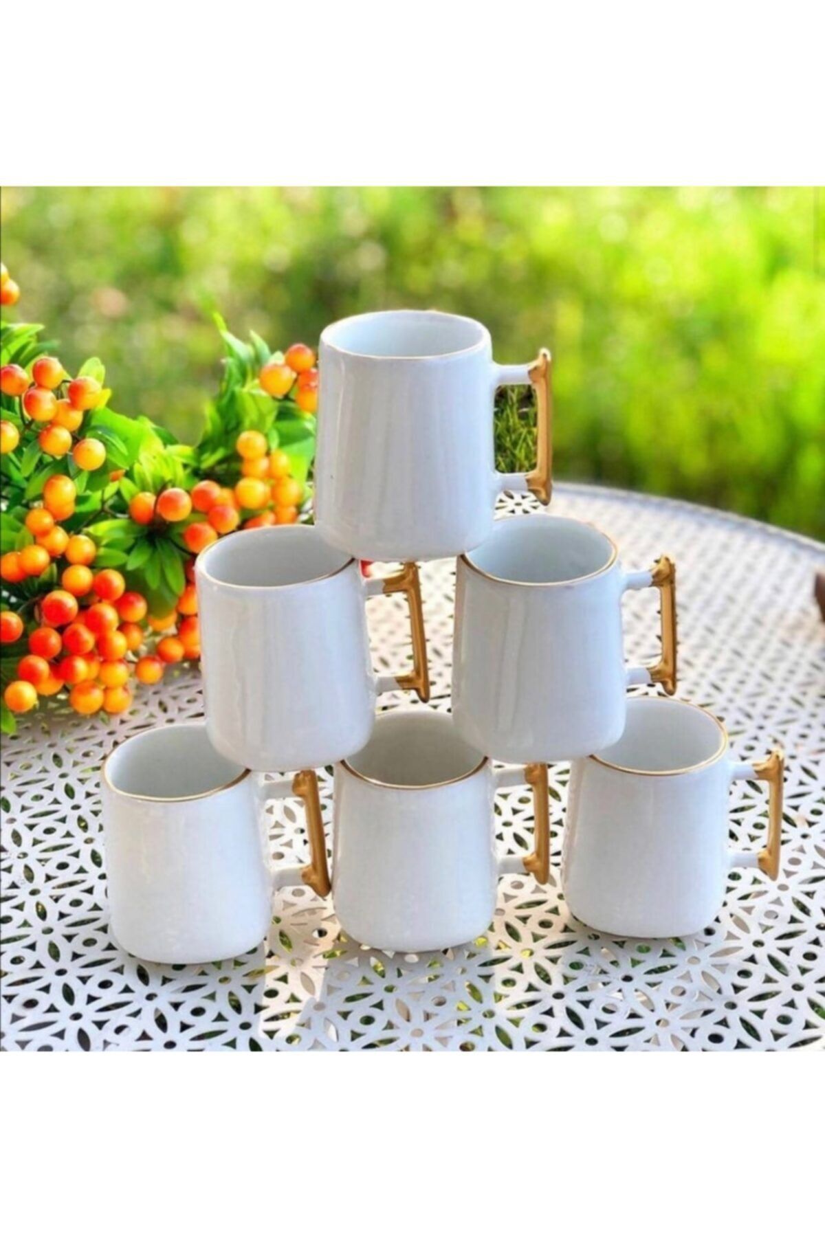 Elit 6 Kişilik Nescafe Çay Fincan Takımı