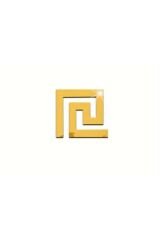 10'lu Gold Renk Akrilik Ayna duvar Sticker 5x5 cm