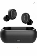 Qcy T1c Çift Mikrofonlu Şarj Edilebilir Bluetooth V5.0 Siyah Telefon Kulaklığı