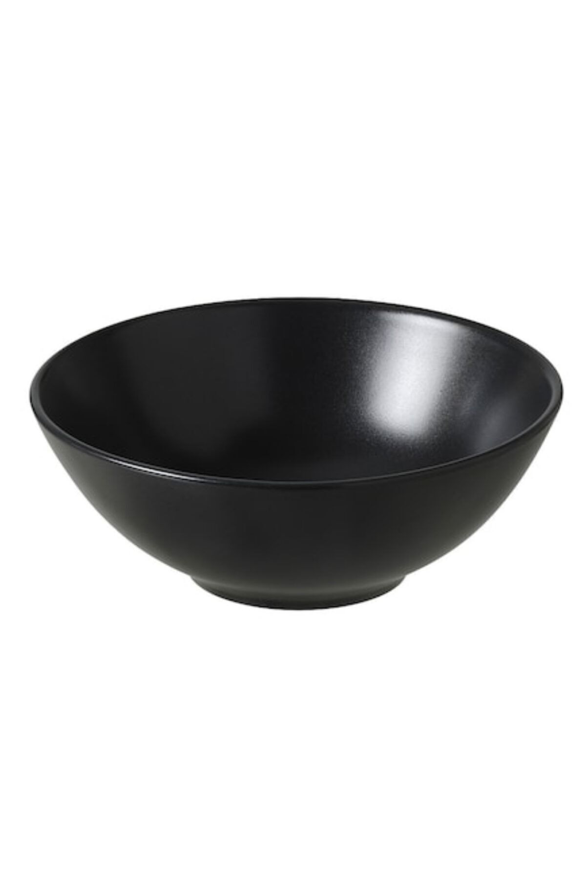 Fargklar 4 Lü Set Koyu Gri Stoneware Porselen Kase Çorba Salata Kasesi 16 Cm