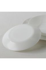 6' Lı Zelıe Beyaz 21 cm Yemek Tabağı.