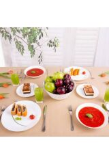 Arcopal 6' Lı Zelıe Beyaz 19 cm Pasta Tabağı