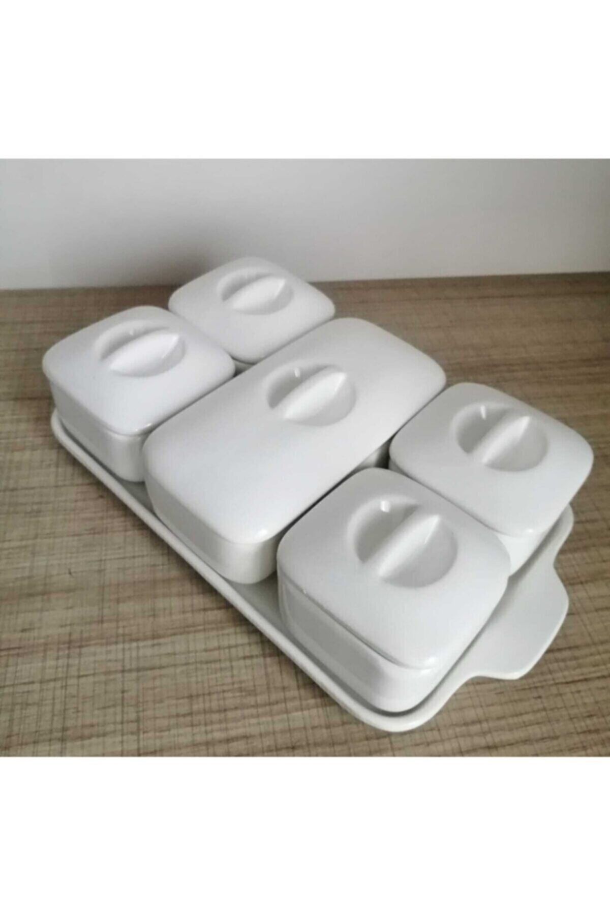 Sweet Seramik 5 Bölmeli Kahvaltılık