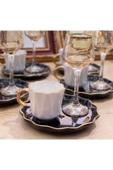 Classy 6 Kişilik Kahve Fincan Takımı Siyah