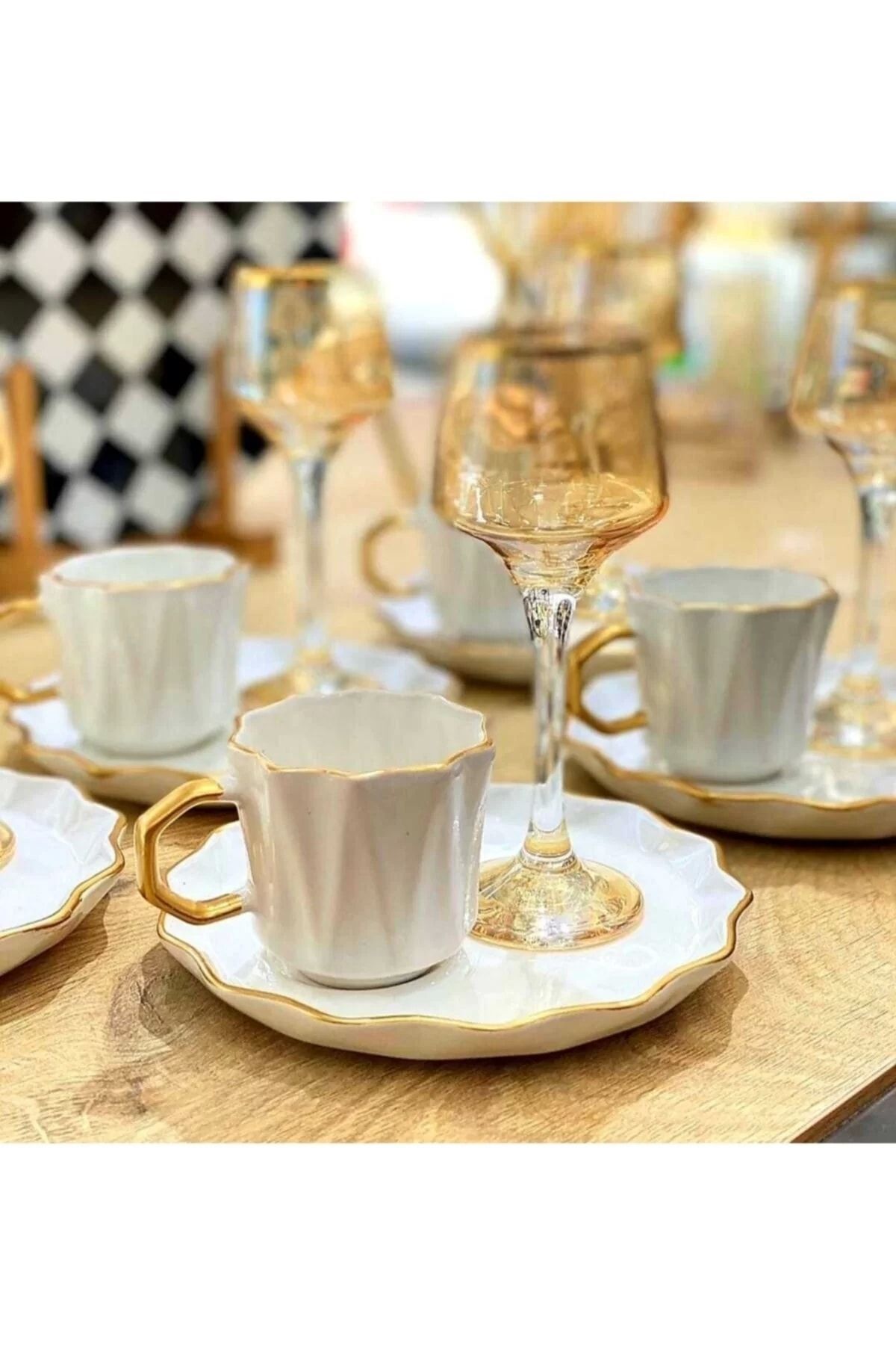 Classy 6 Kişilik Kahve Fincan Takımı
