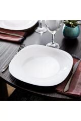 Carine Temperli Beyaz 18 Parça Yemek Takımı.27 Cm.servis & 21 Cm.yemek Tabağı & 12 Cm.çorba Kasesi.