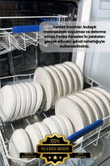 Zühre 24 Parça 6 Kişilik Altın Yaldız Porselen Yemek Takımı