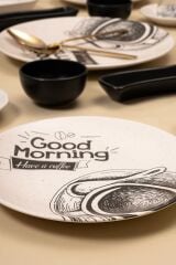 KERAMİKA 19 PARÇA KAHVALTI TAKIMI GOOD MORNİNG