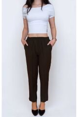 Beli Lastikli Gabardin Dar Paça Pantolon