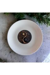 Özel Seri Asrt Hayat Ağacı Desenli Pasta Tabağı 6'lı 19cm