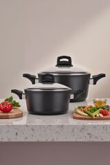 Biogranit Power New 4 Parça Midi Tencere Set