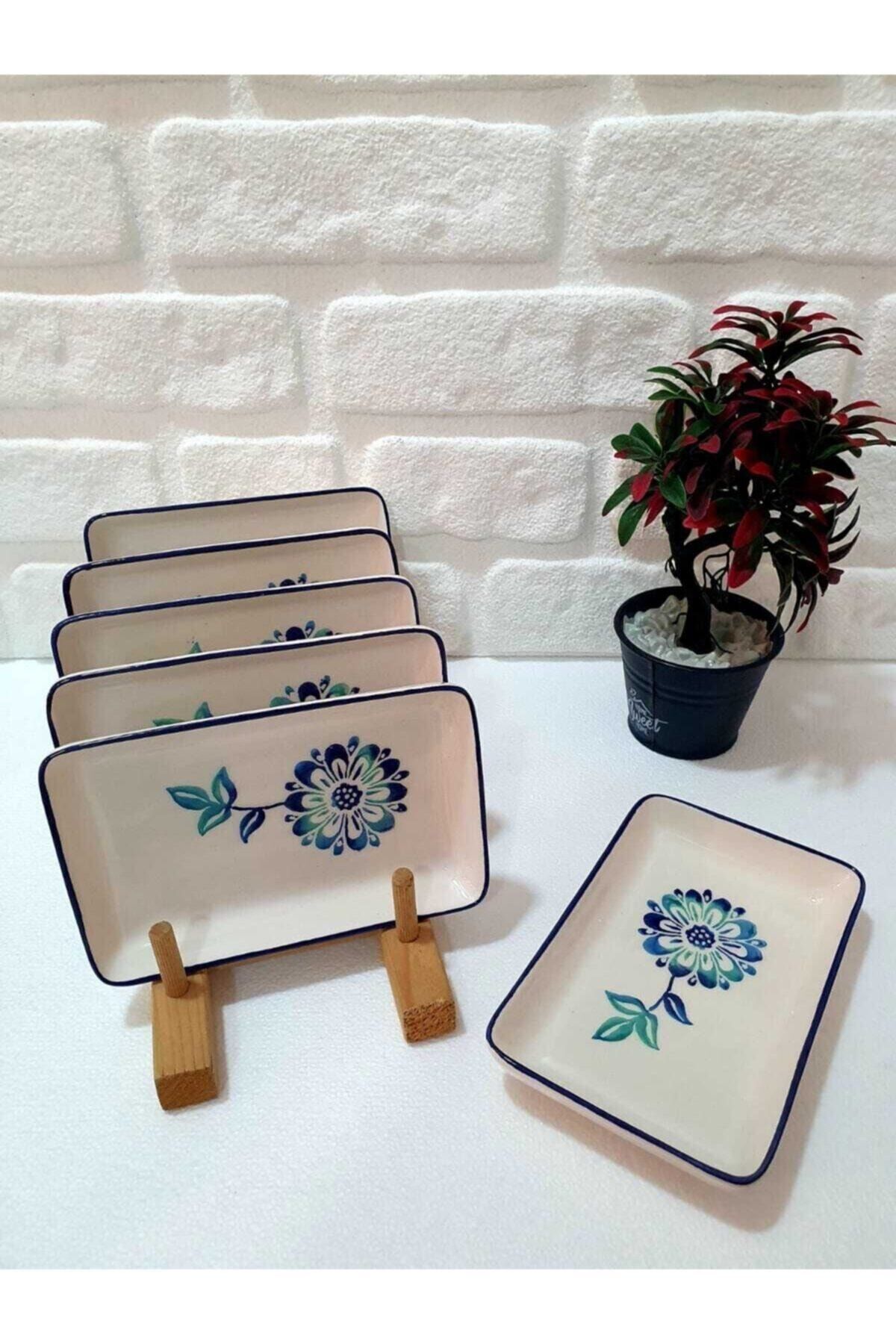 Blue Serisi 6 Kişilik Meze Tabağı