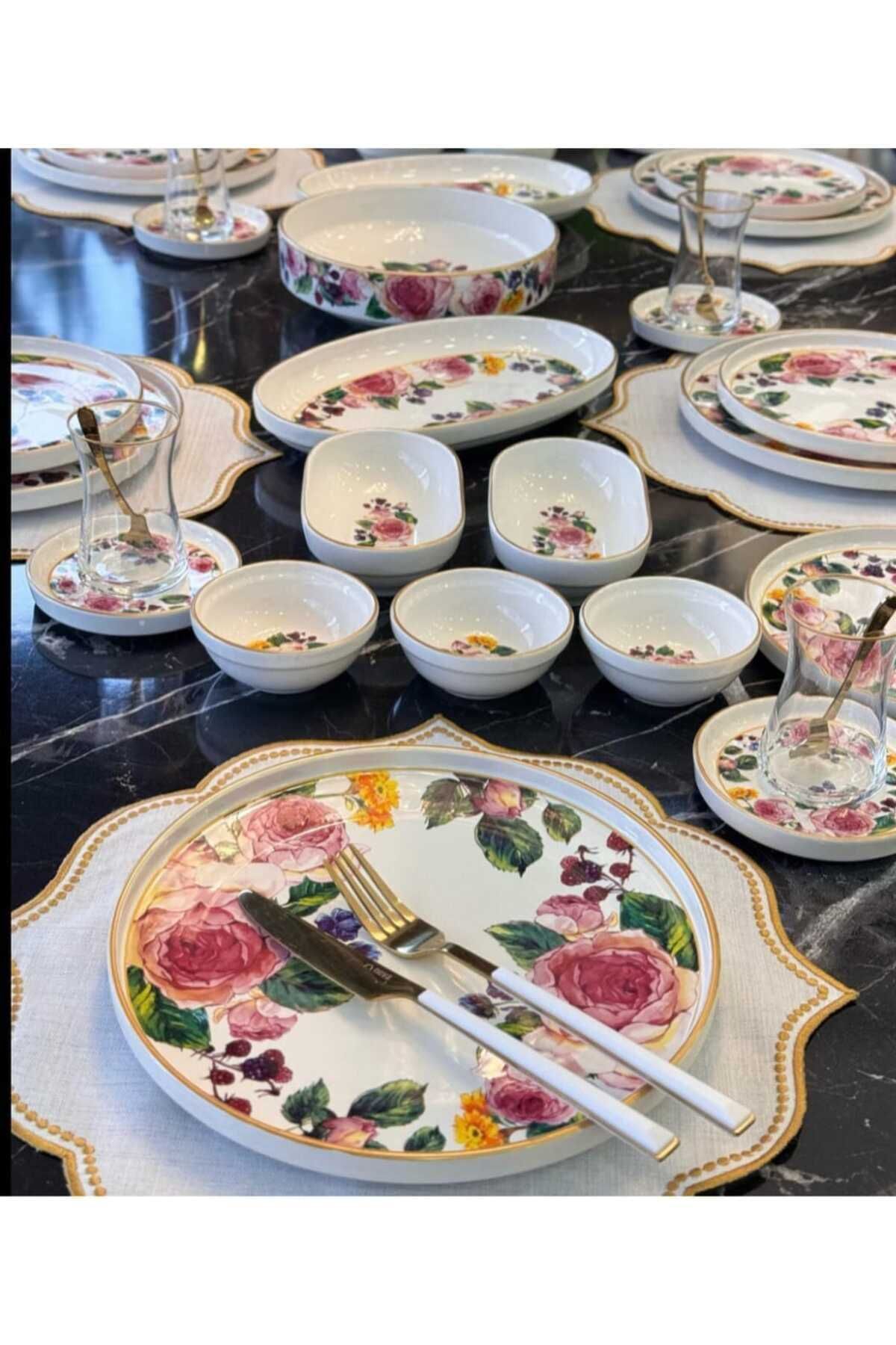37 Parça Rose Master Kahvaltı Takımı