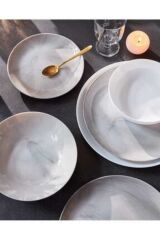 Diwali Granite Marble 48 Parça Yemek Takımı