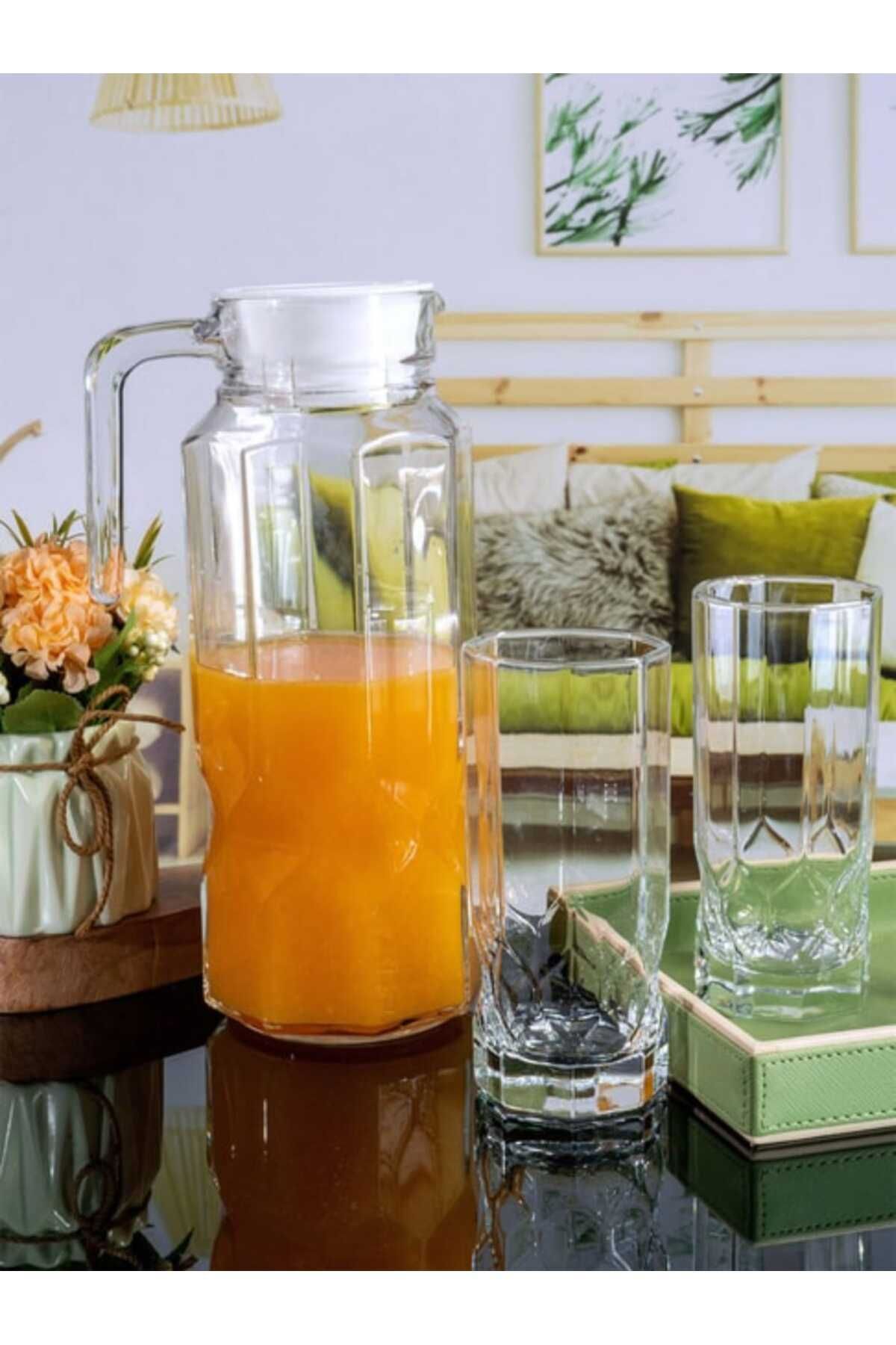 Bardaklı Sürahi Seti 1,3 Litre
