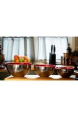 Mixo 3'lü Karıştırma Ve Saklama Kabı 16cm-20cm-24cm