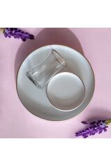 18 Parça Yaldızlı Modern Çay Pasta Seti