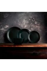 Diwali Black 18 Parça Yemek Seti