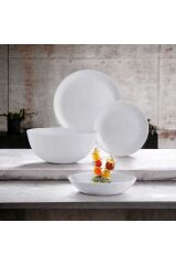 Diwali White 18 Parça Yemek Seti