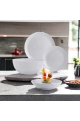 Diwali White 18 Parça Yemek Seti