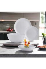 Diwali White 24 Parça Yemek Seti
