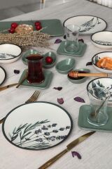 Çiçek Bahçesi Kahvaltı Takımı 21 Parça 4 Kişilik - 18939-40-42-43