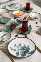 Çiçek Bahçesi Kahvaltı Takımı 21 Parça 4 Kişilik - 18939-40-42-43