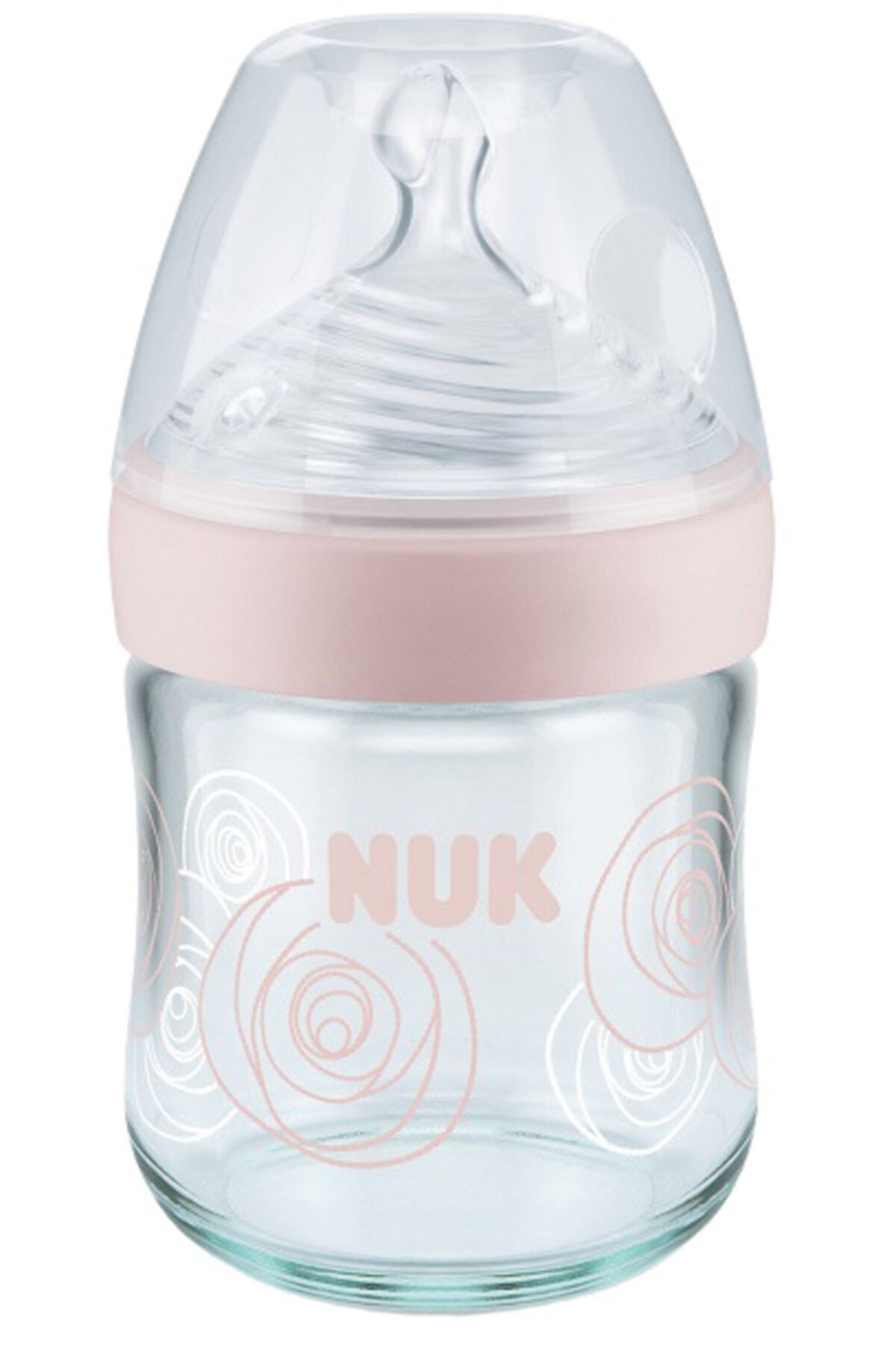 Nature Sense Cam Biberon Damaklı Silikon Emzikli 120 Ml(0-6ay)orta Akış-beyaz