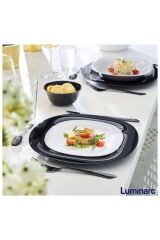 Carine Noir Siyah Servis Tabağı 27cm 6lı Set