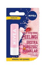 E Vitamini ve Kuşburnu Yağı Dudak Kremi ve Peelingi 4,8gr,Nemlendirici,Makyaj Bazı