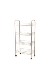 Gri 4 Katlı Metal Raf