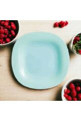 Carine Turkuaz Pasta Tabağı 19 cm 6'lı Set