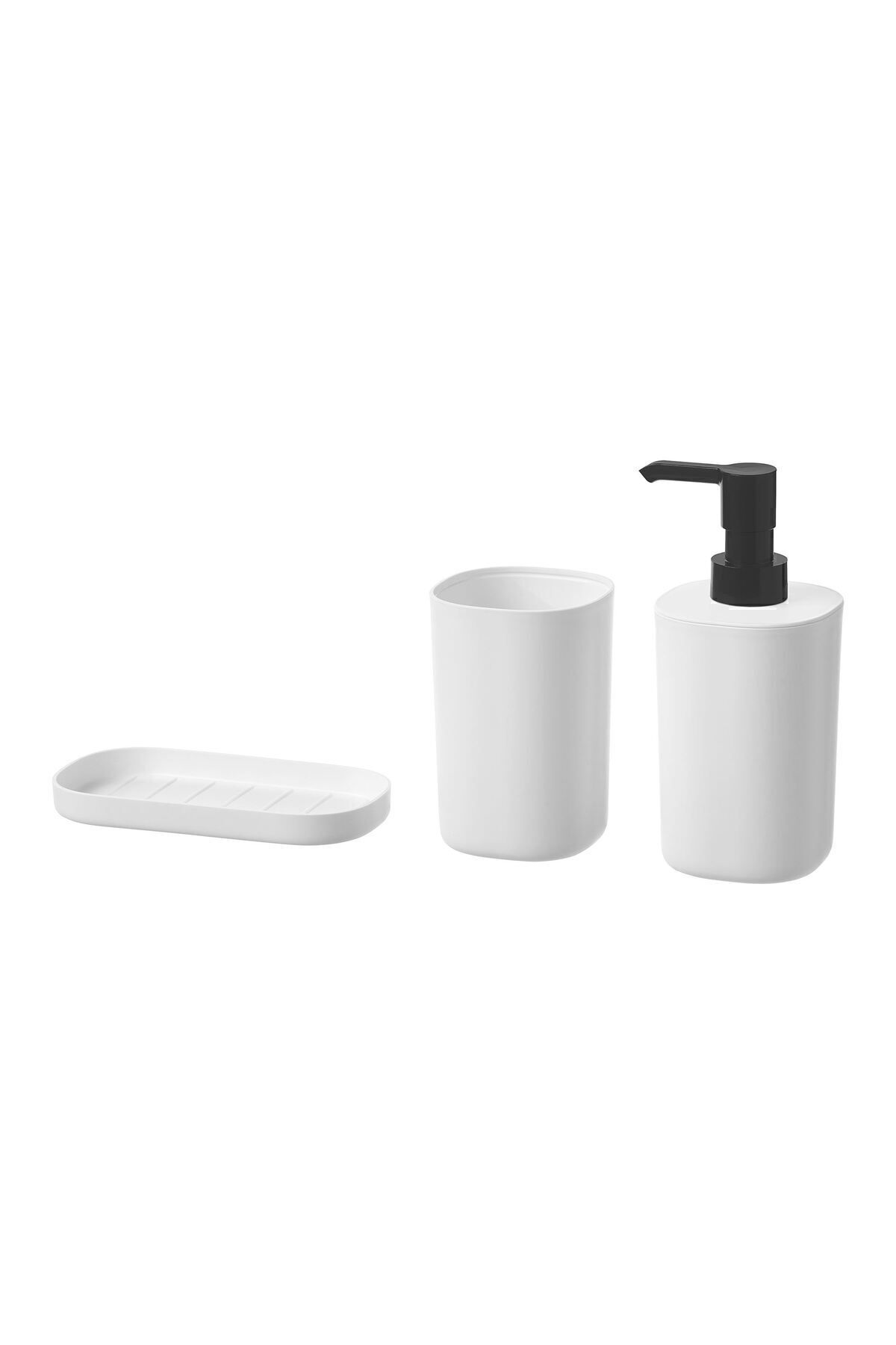 STORAVAN banyo seti, beyaz, 3 parça