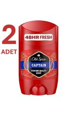 Captain Deodorant Stick 50 ml X 2 Adet