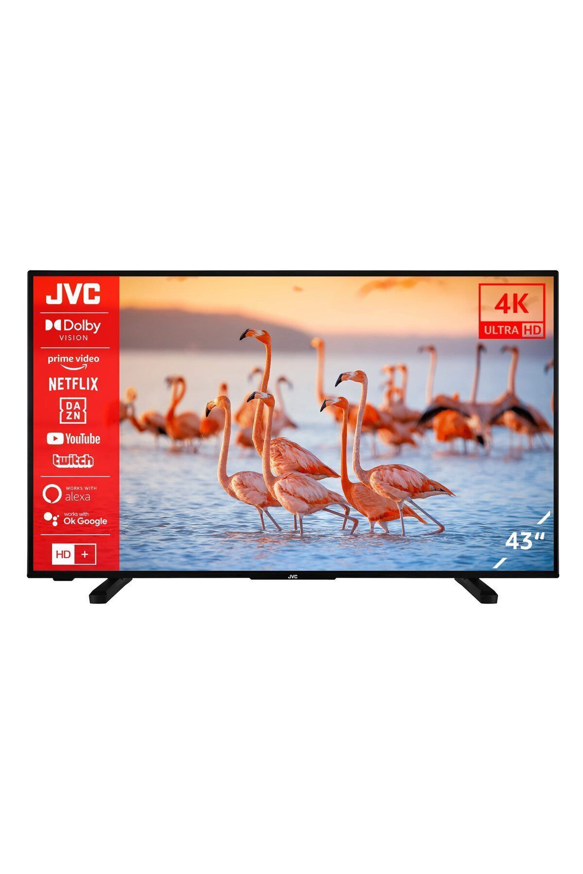 43'' / 109 Ekran Uydu Alıcılı 4K Ultra HD Smart DLED TV