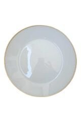6 Kişilik Altın Yaldızlı 19 cm Pasta Tabağı