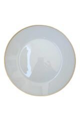 6 Kişilik Altın Yaldızlı 26 cm Servis Tabağı